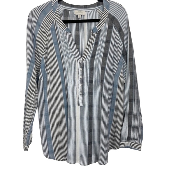 Lucky Brand Tops - LUCKY BRAND TOP 1X Striped